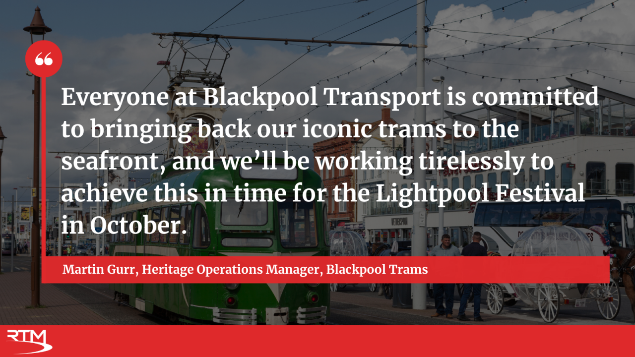 Blackpool trams QUOTE
