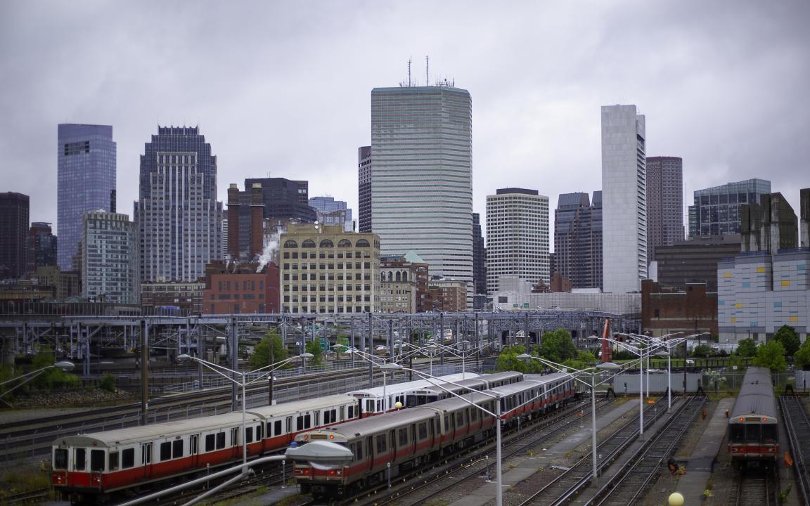 Boston Rail and Skyline