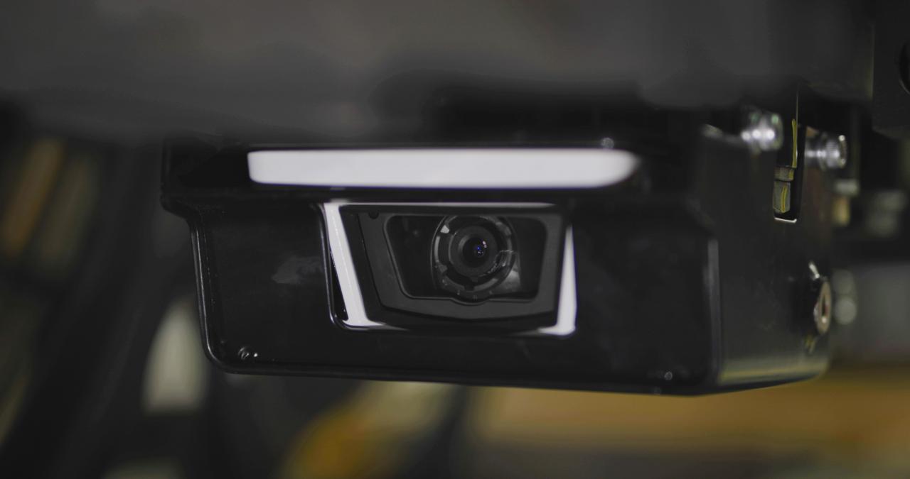 Camera to check the track