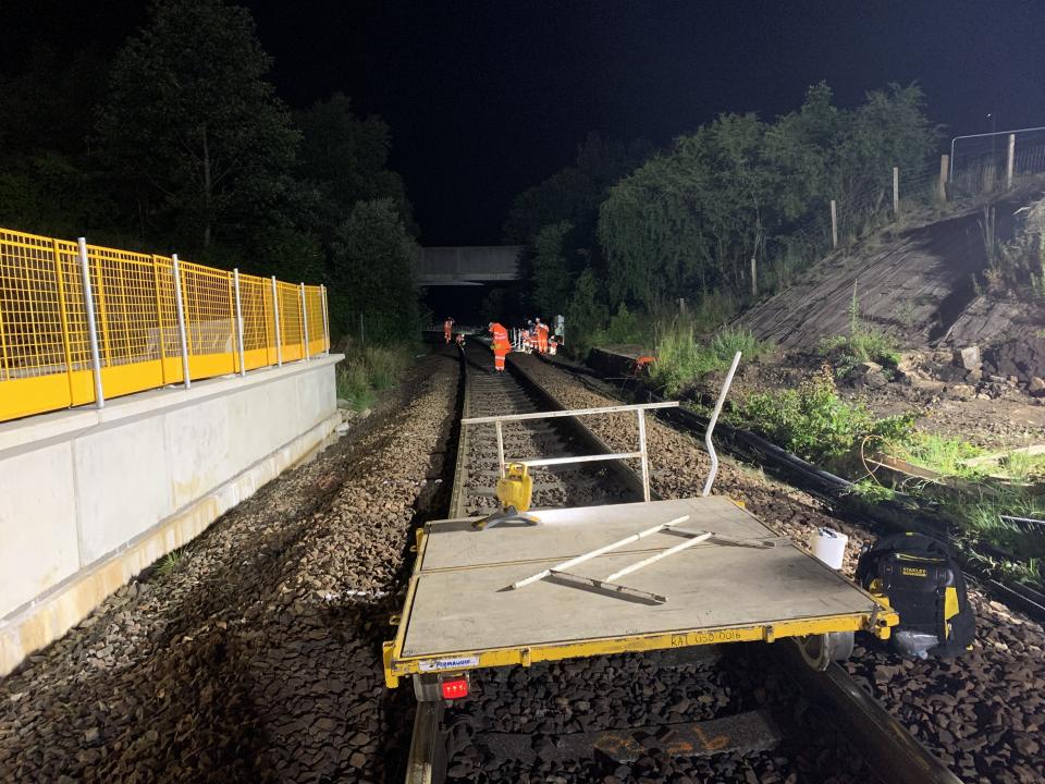 Barrhead Track works 2
