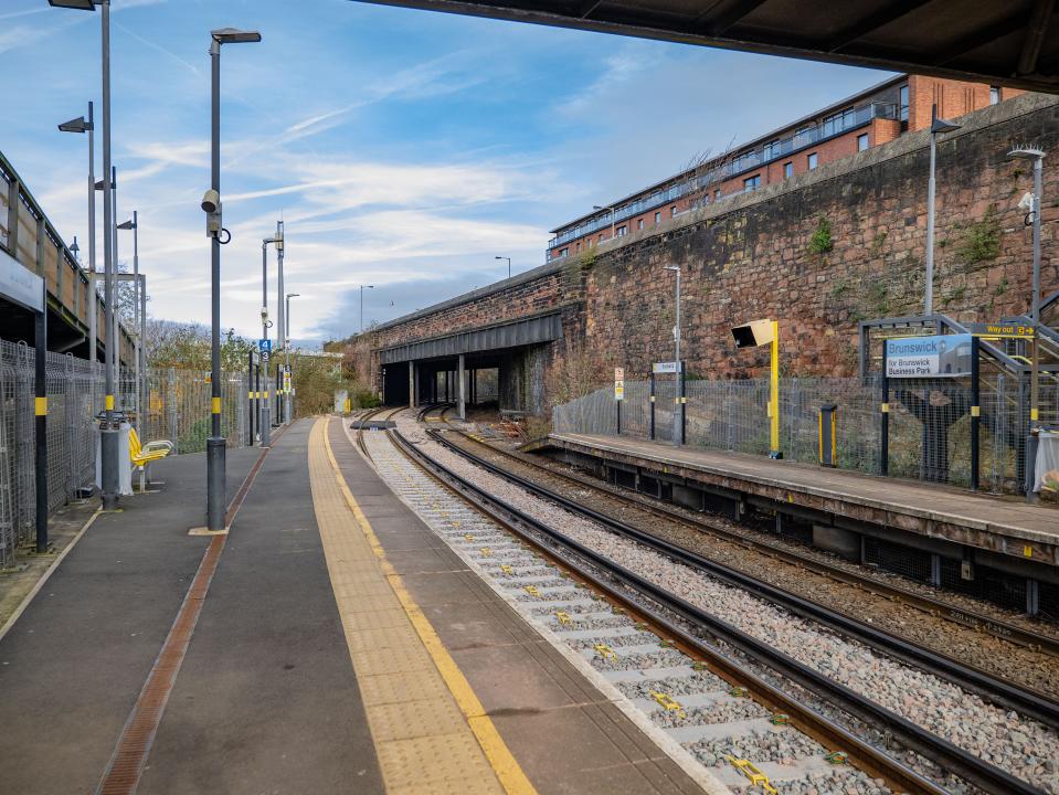 Entrance to Tunnels by Brunswick Station