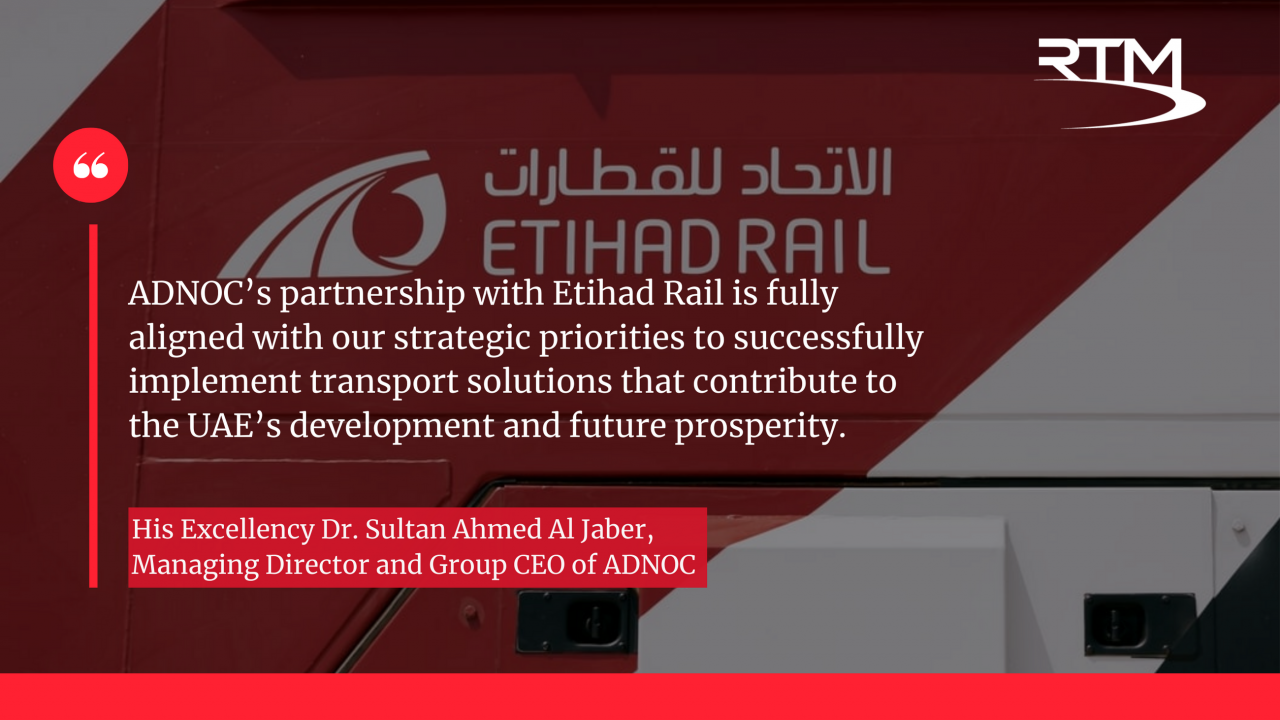 Etihad Rail quote