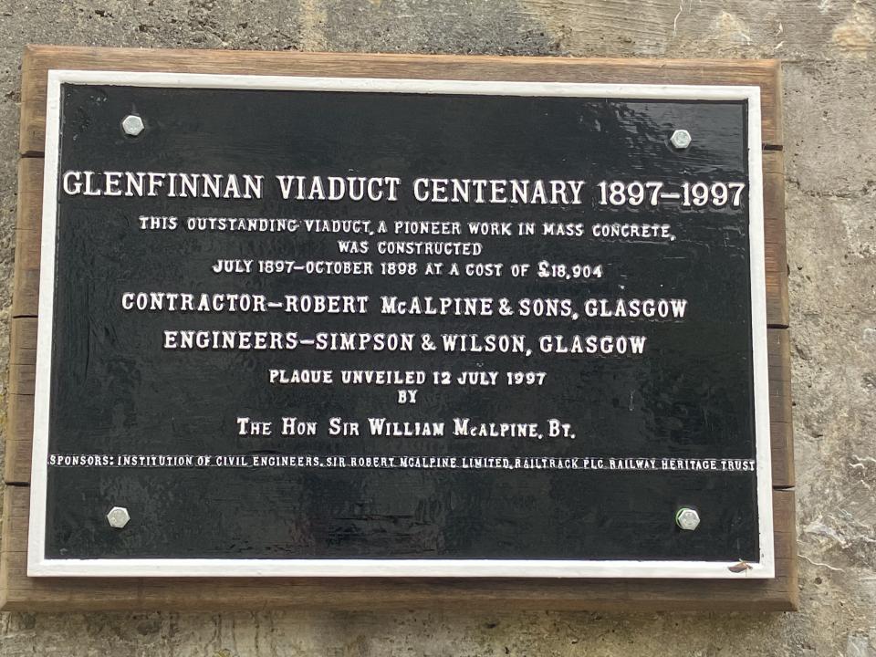 Glenfinnan Viaduct Sign