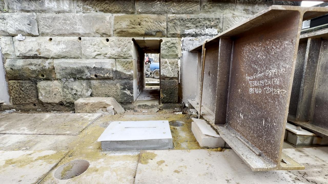 Base of Yarm Viaduct