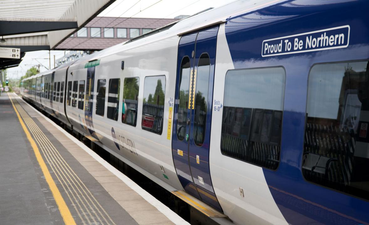 Northern Train at a platform