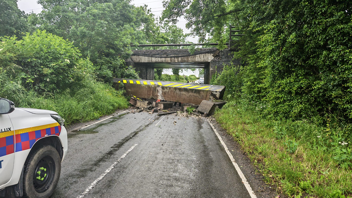 Significant Damage to Railway Bridge