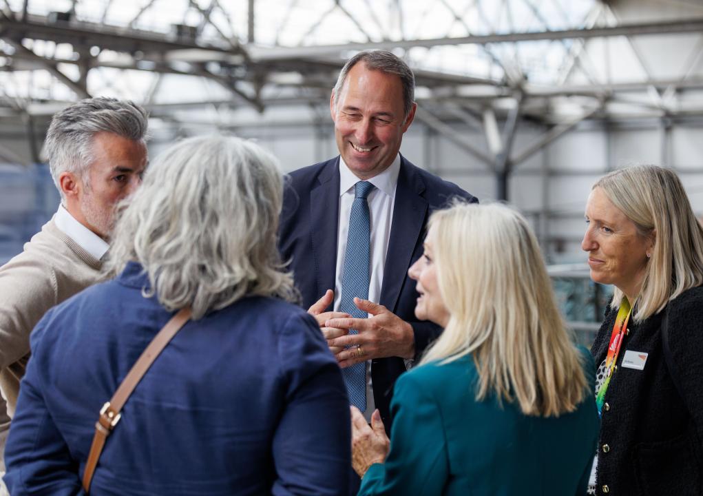 James Richardson with Mayors