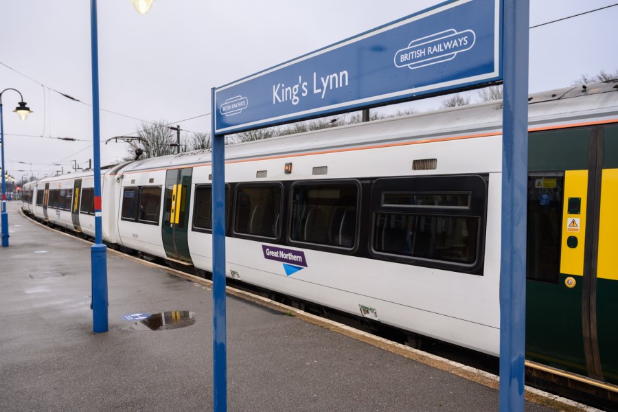 Kings Lynn December eight carriage train event