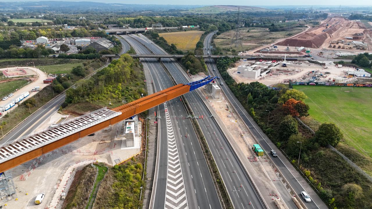 M6 Viaduct in place 