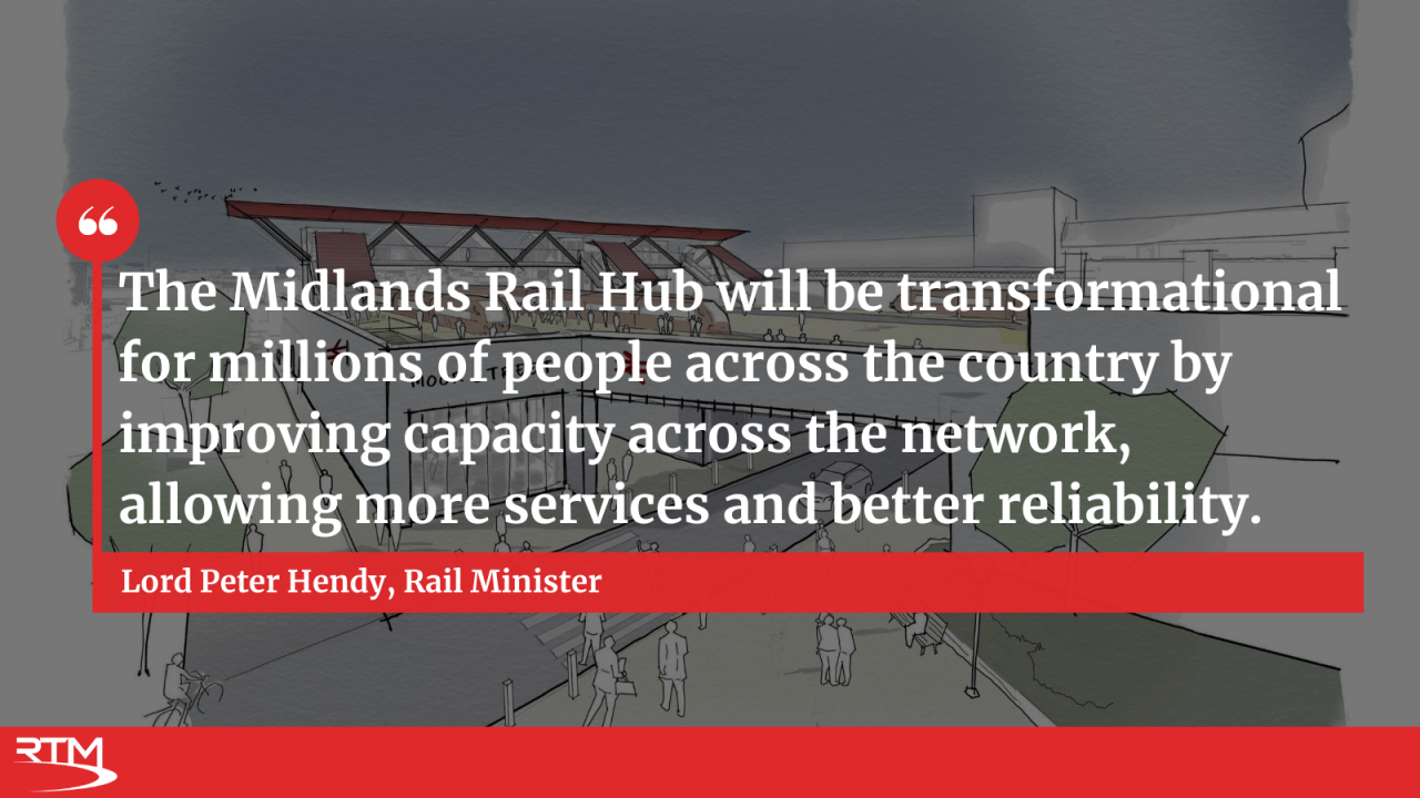 Midlands rail hub QUOTE