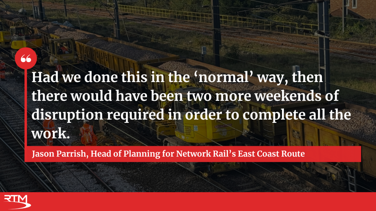 Network rail upgrade QUOTE