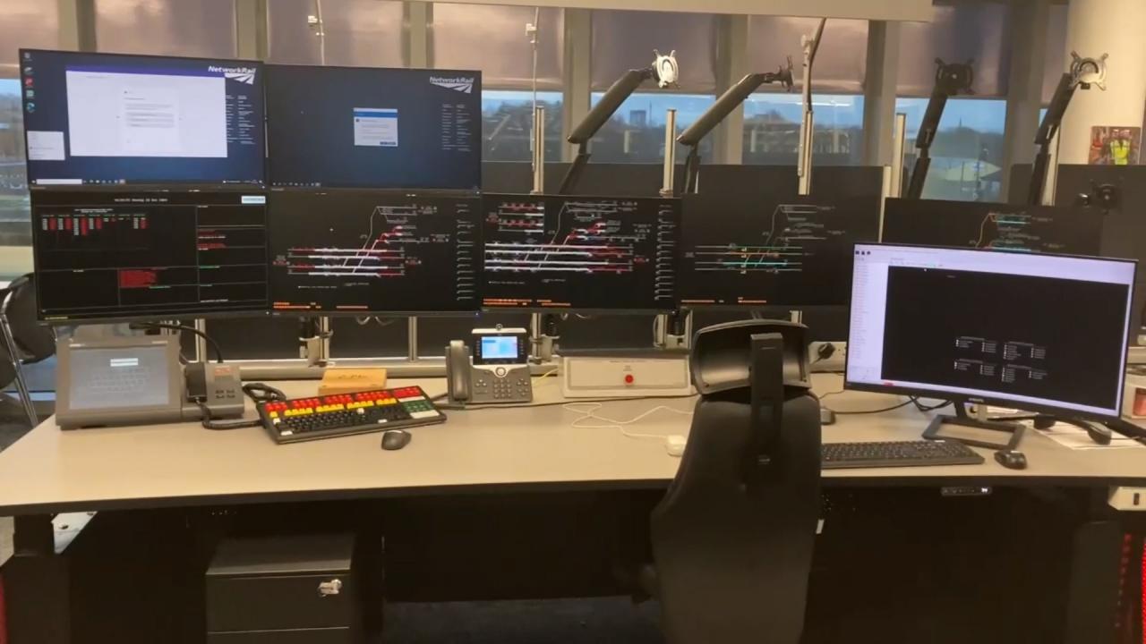 New Crewe Signalling Workstation