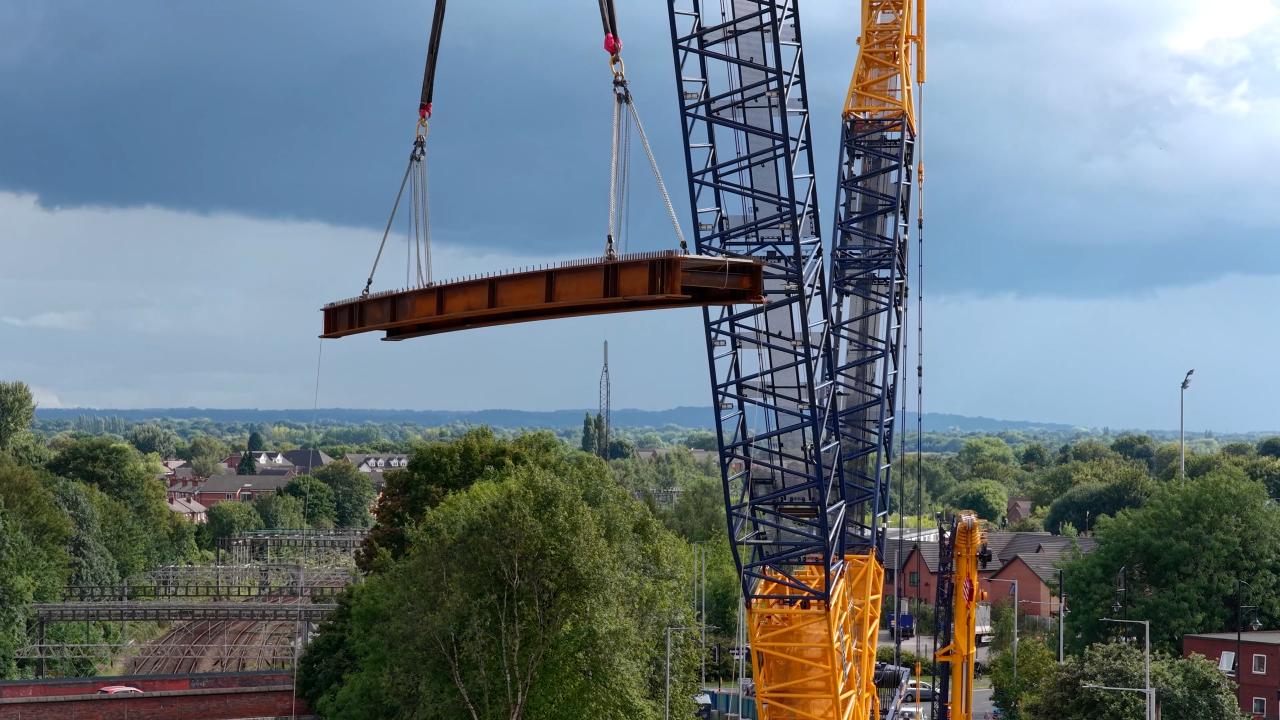 BEam Suspended from a Crane