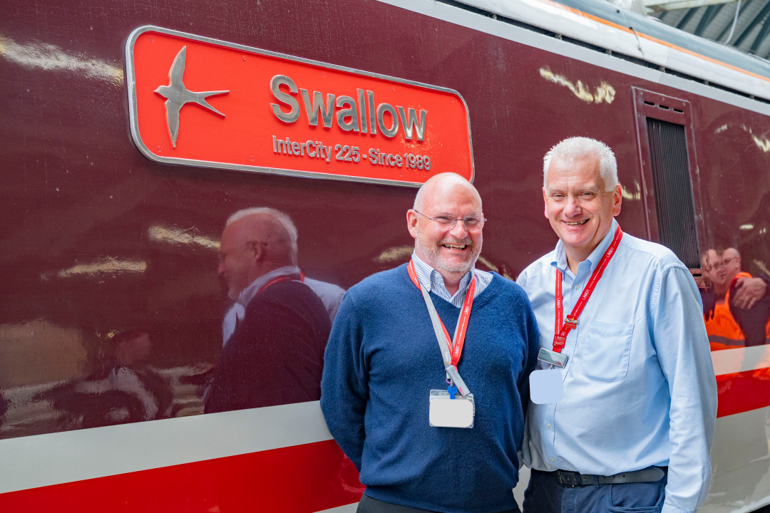 Nick Dudley and a Class 91