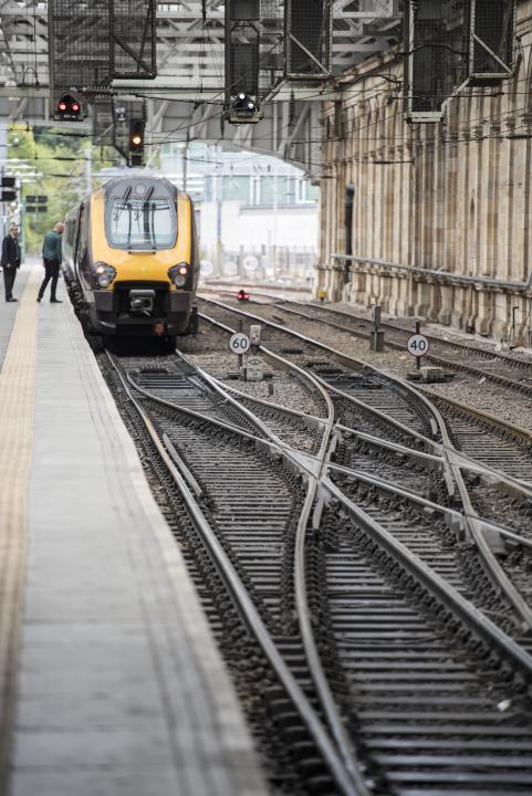 Stock train in Scotland 