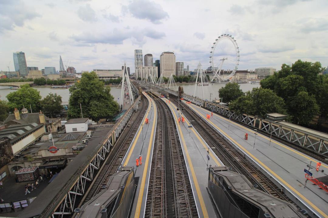 Platform Works at Charing Cross