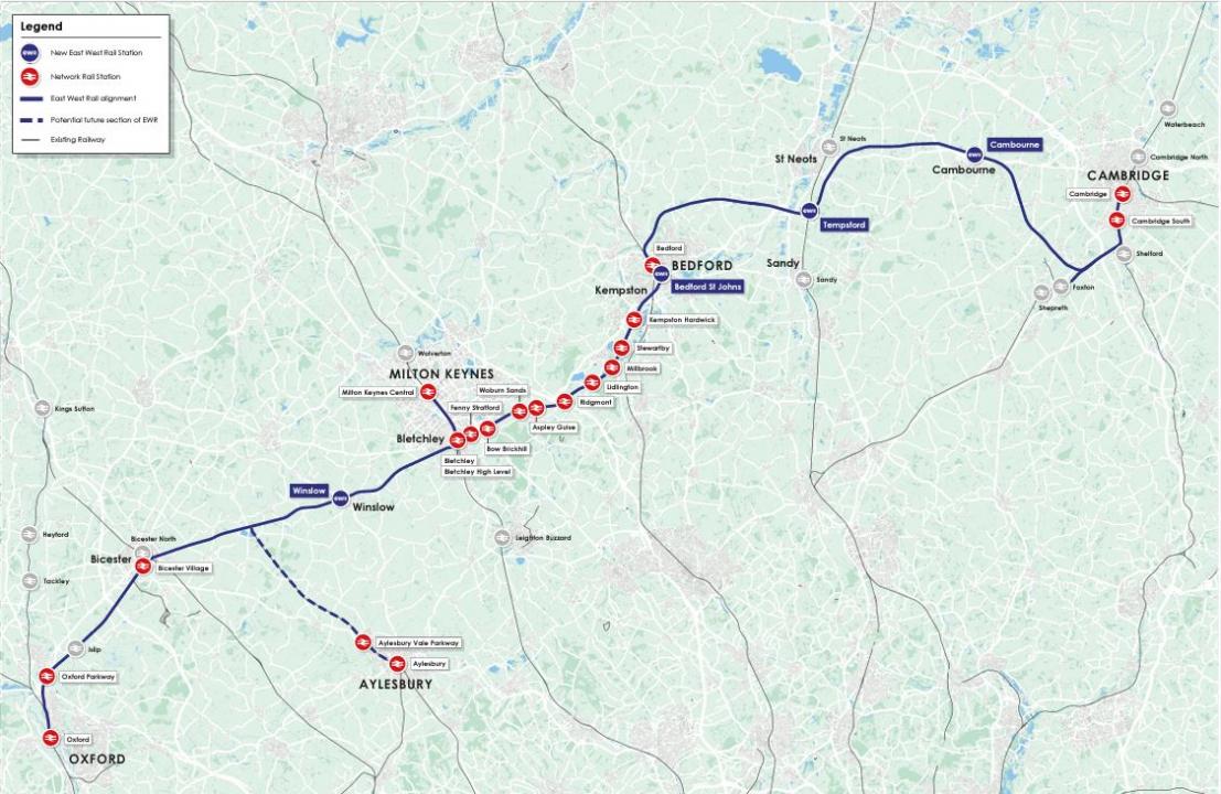 Proposed East West Route