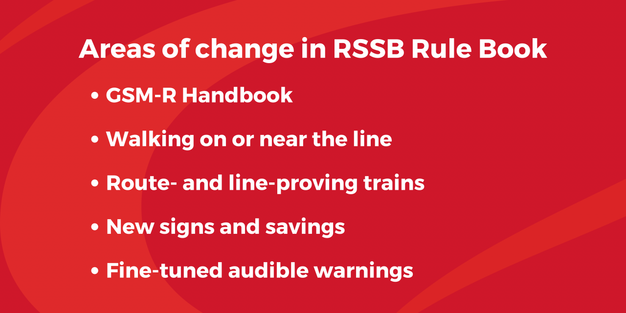 RSSB Rule Book changes