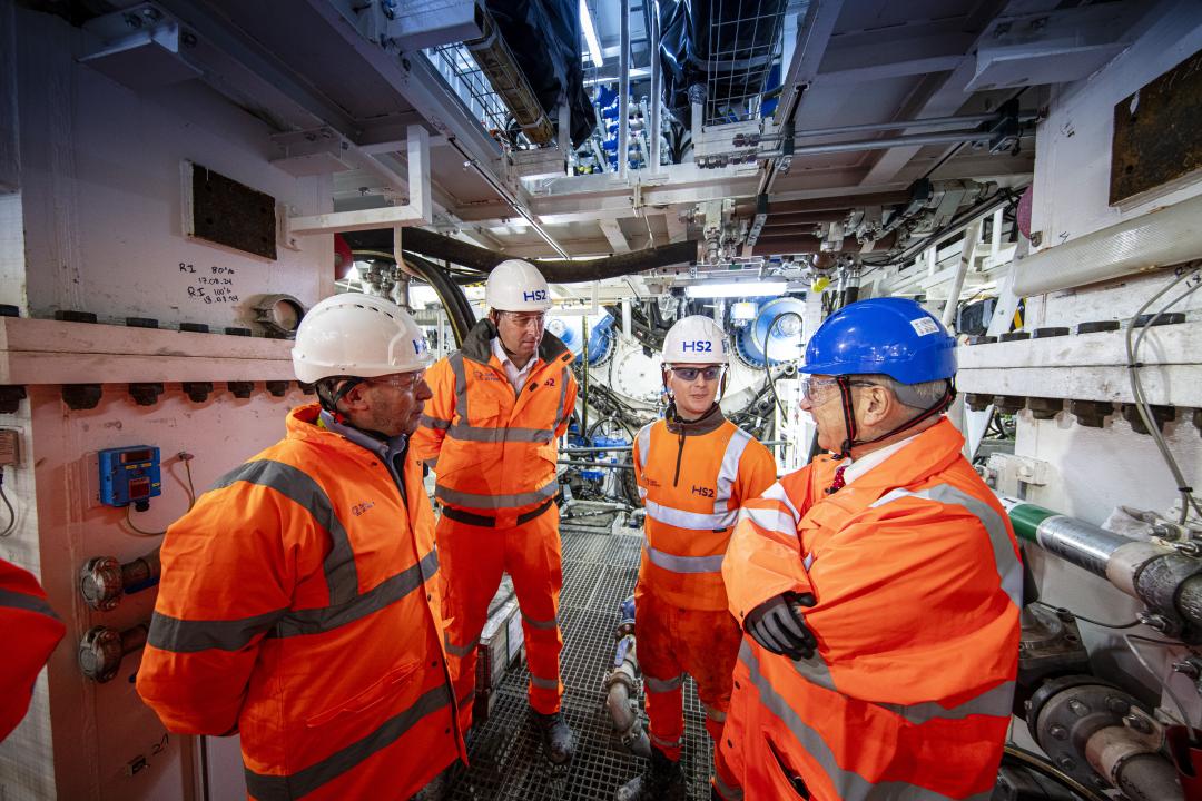 Rail Minister and new CEO at Old Oak Common