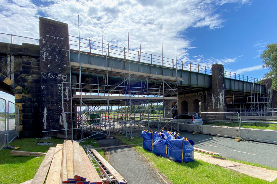 Rainford Bypass bridge 30 July 2020