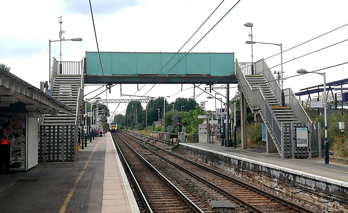 Royston's closed footbridge, via Network Rail 