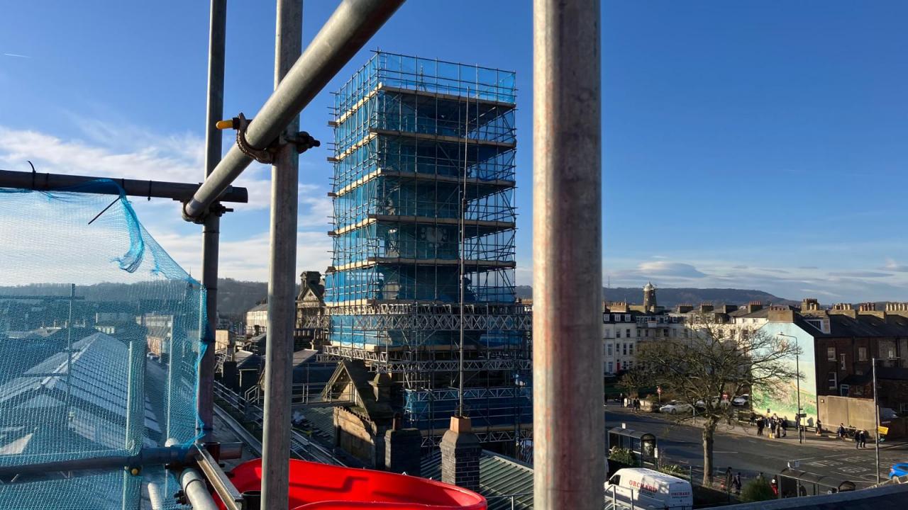 Scarborough Clocktower Scaffolding