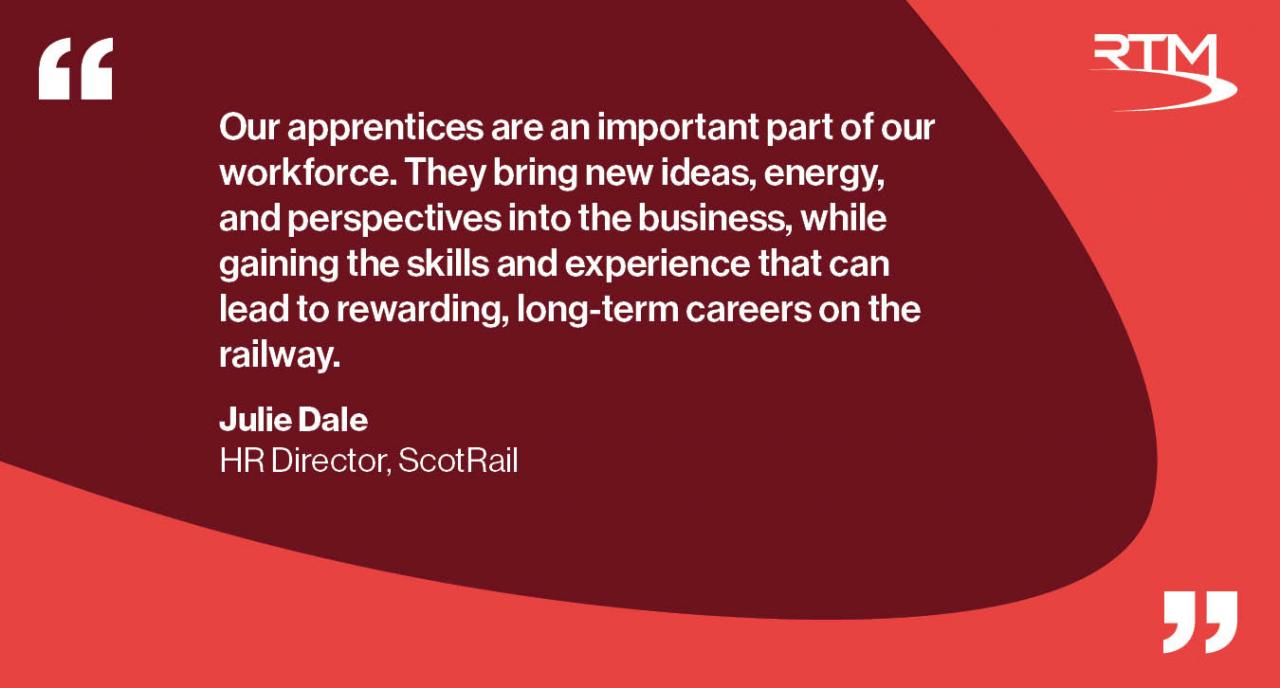 ScotRail apprentices QUOTE