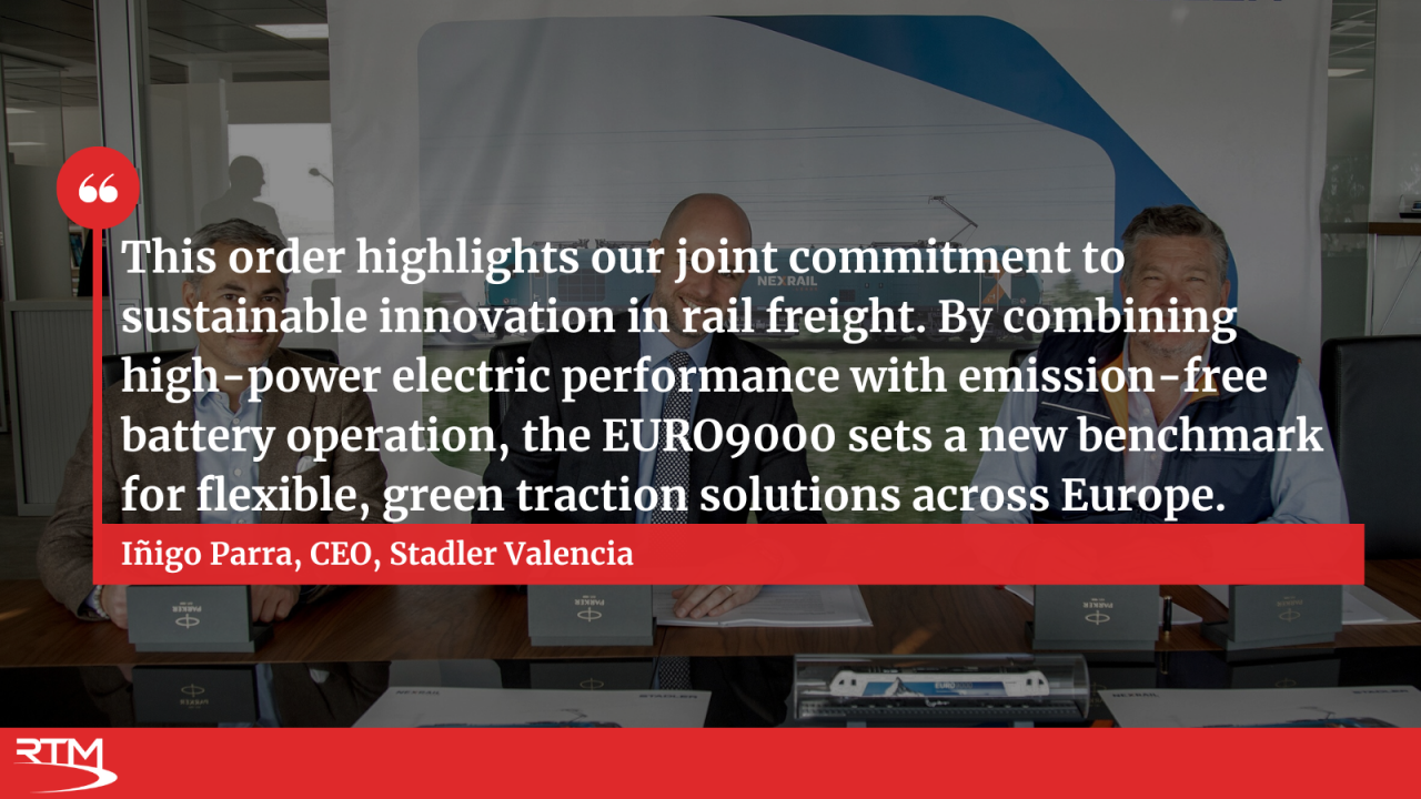 Stadler nexrail QUOTE