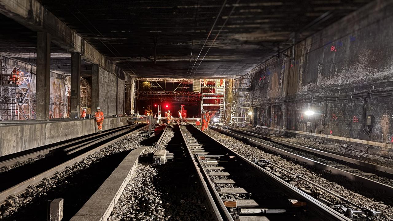 Track Level Under Greek Street