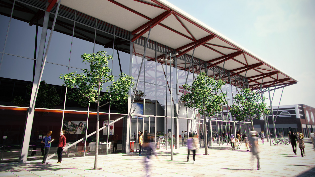 Proposed Sunderland Central Station southern entrance