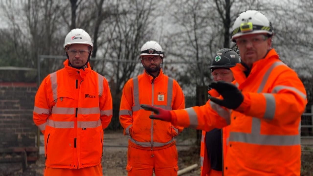 Team on site