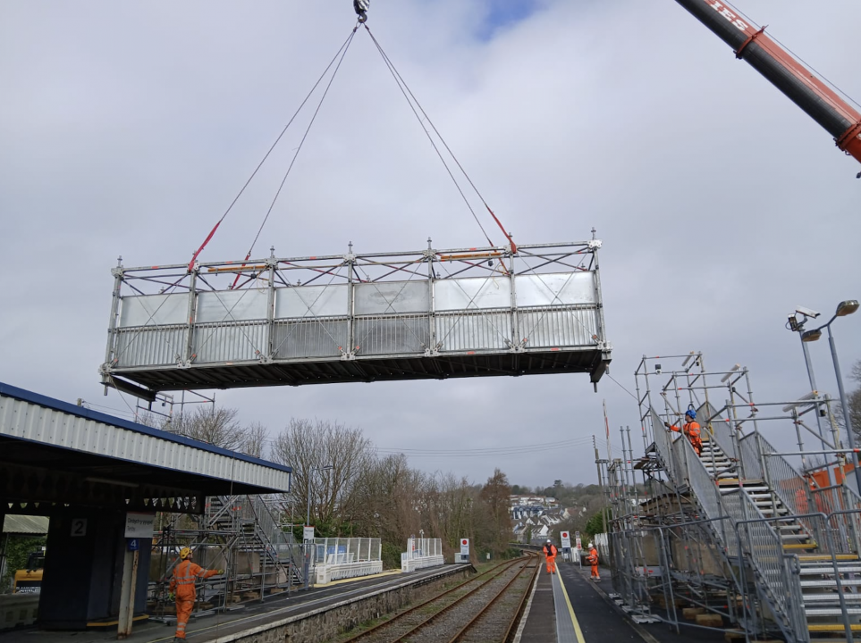 Tenby AfA temporary bridge