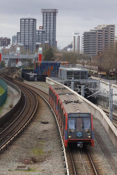 DLR at Royal Docks