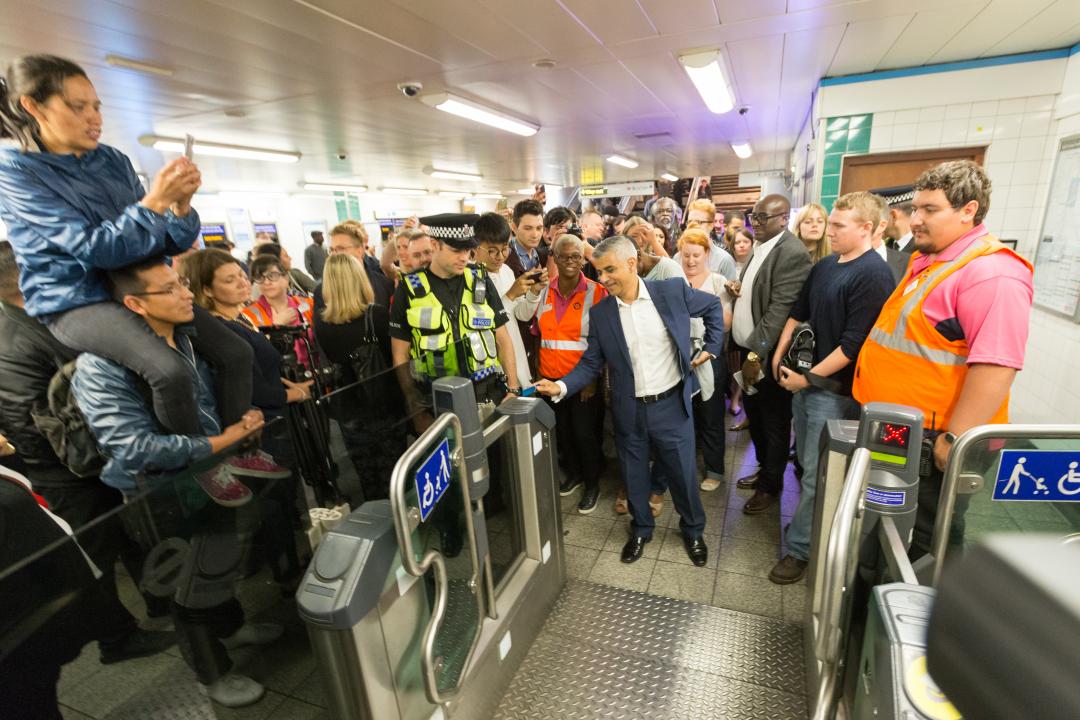Mayor of London Travelling on the Night Tube