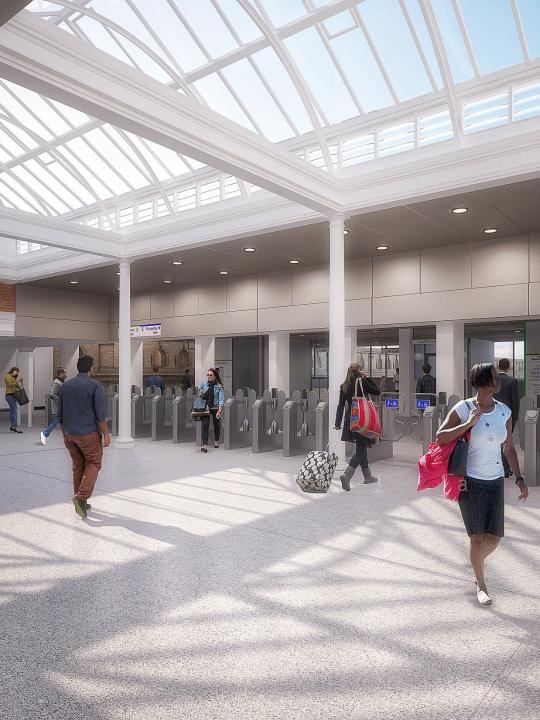 South Kensington Station Ticket Hall