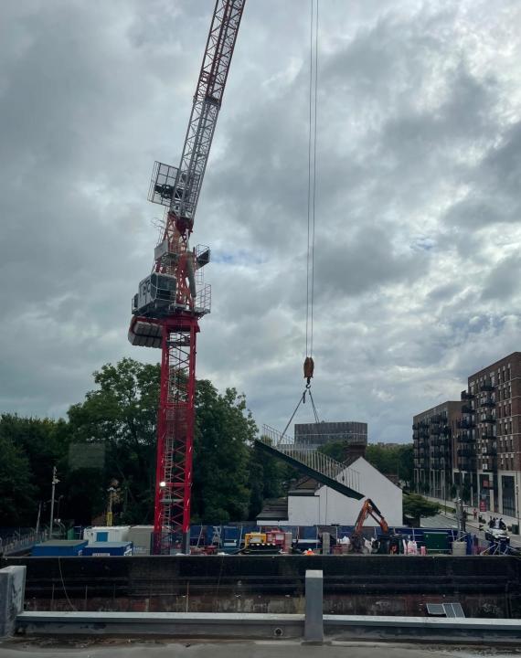 Stair removal at Colindale