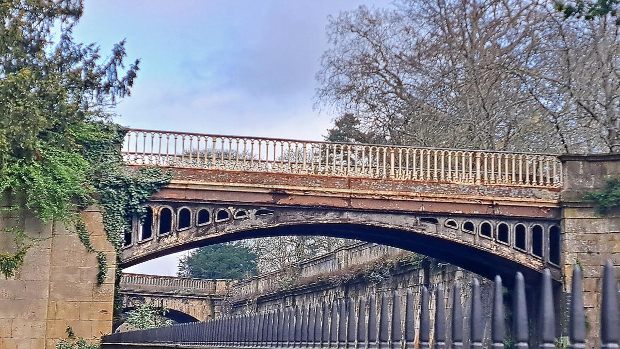 Sydney Gardens Footbridge in Bath