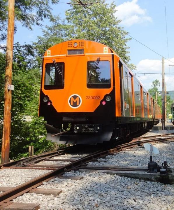 Orange train