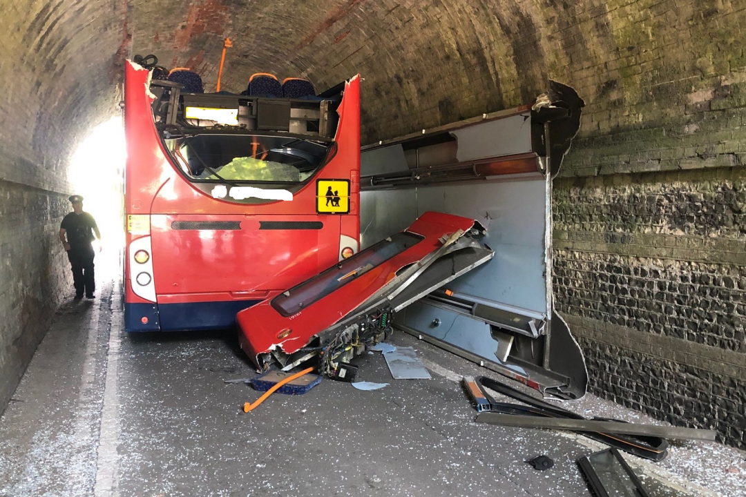 Winchester bus bridge strike, September 2020