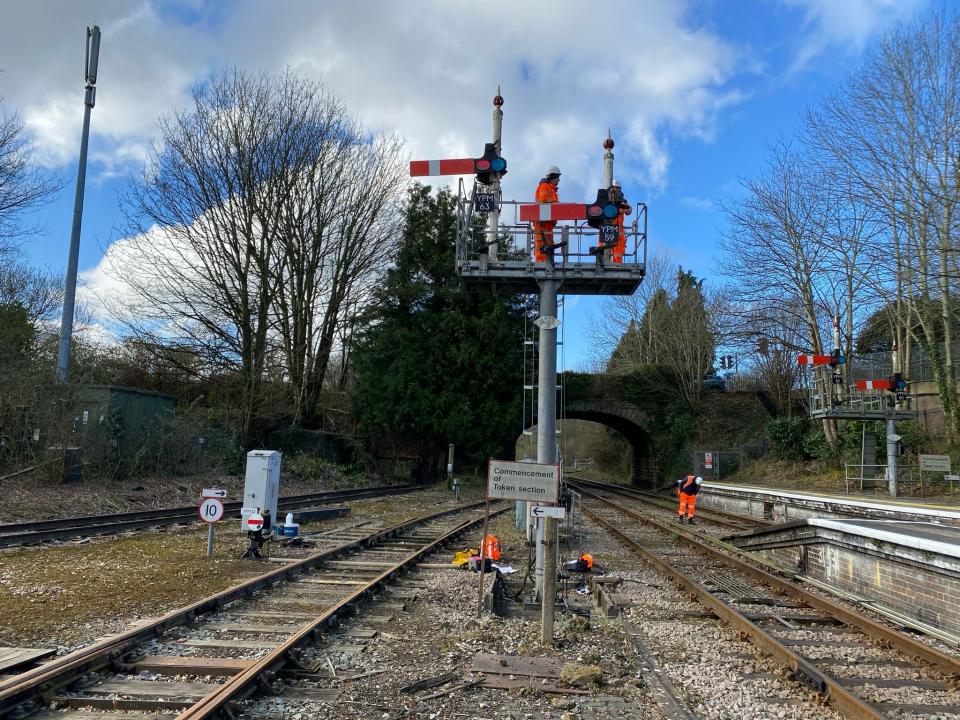 Yeovil Pen Mill semaphore signals
