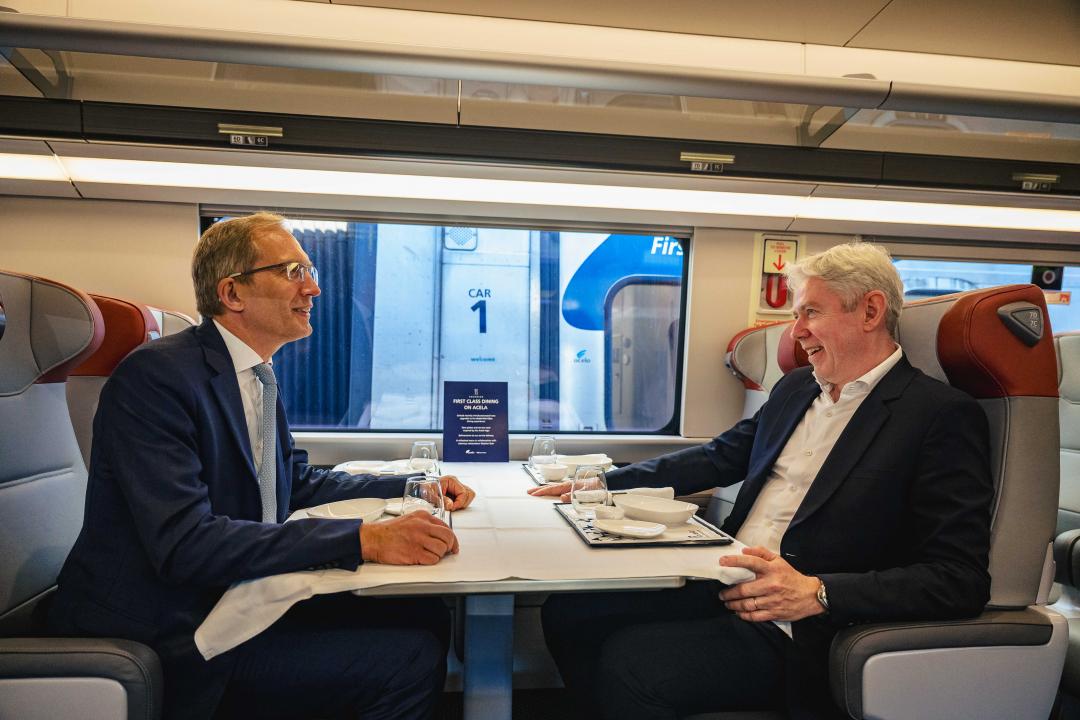 Inside Acela Train