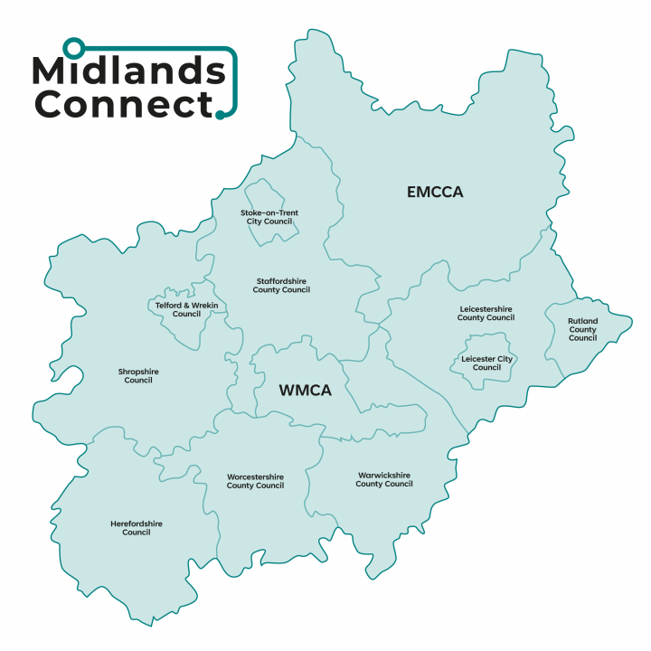 Midlands Connect Map