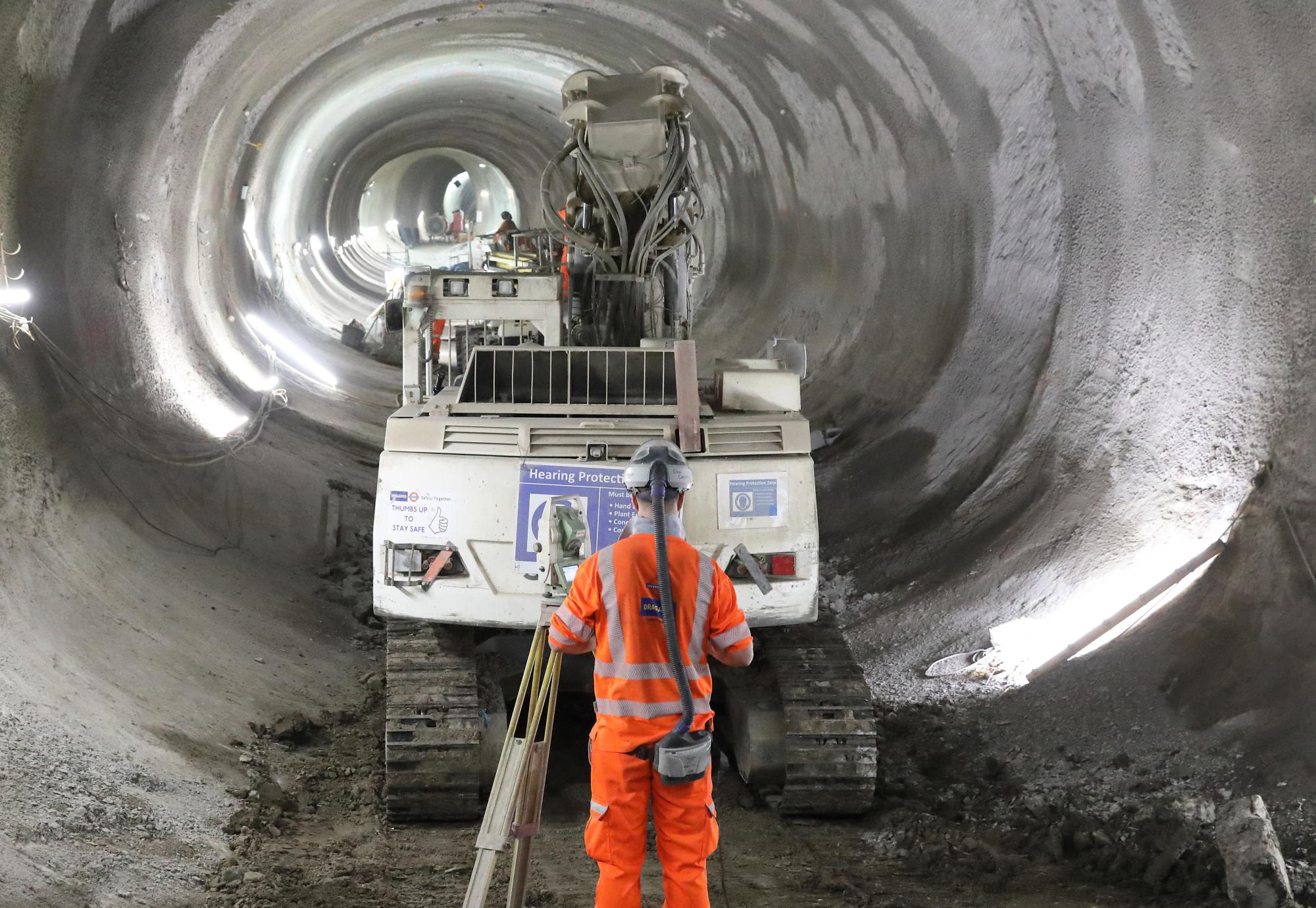 Bank station - Central Line link Primary lining