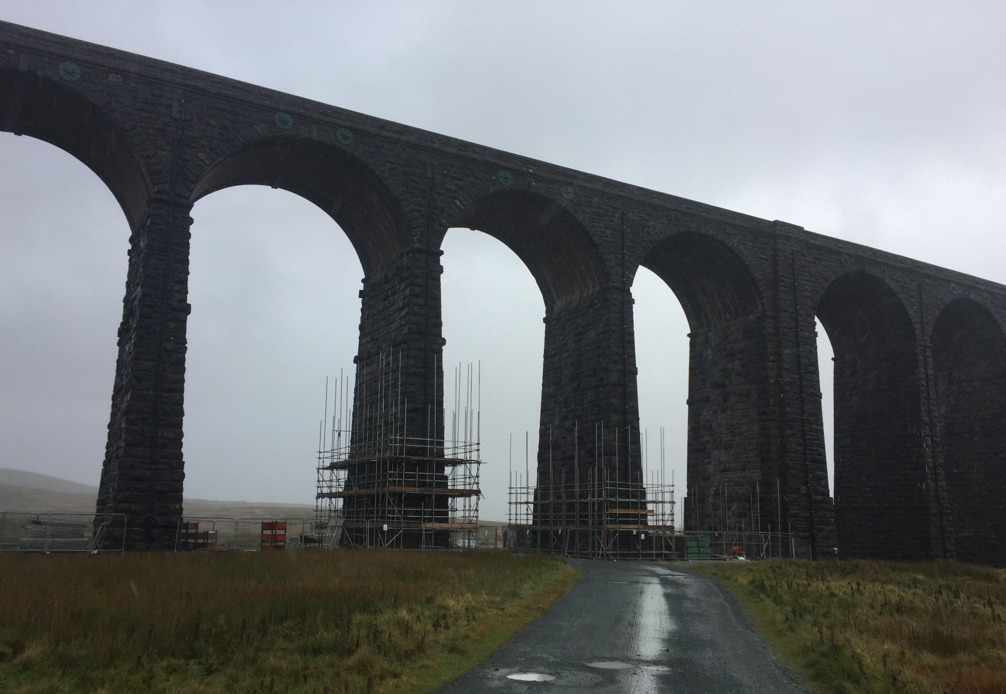 Ribblehead viaduct on Settle-Carlisle line