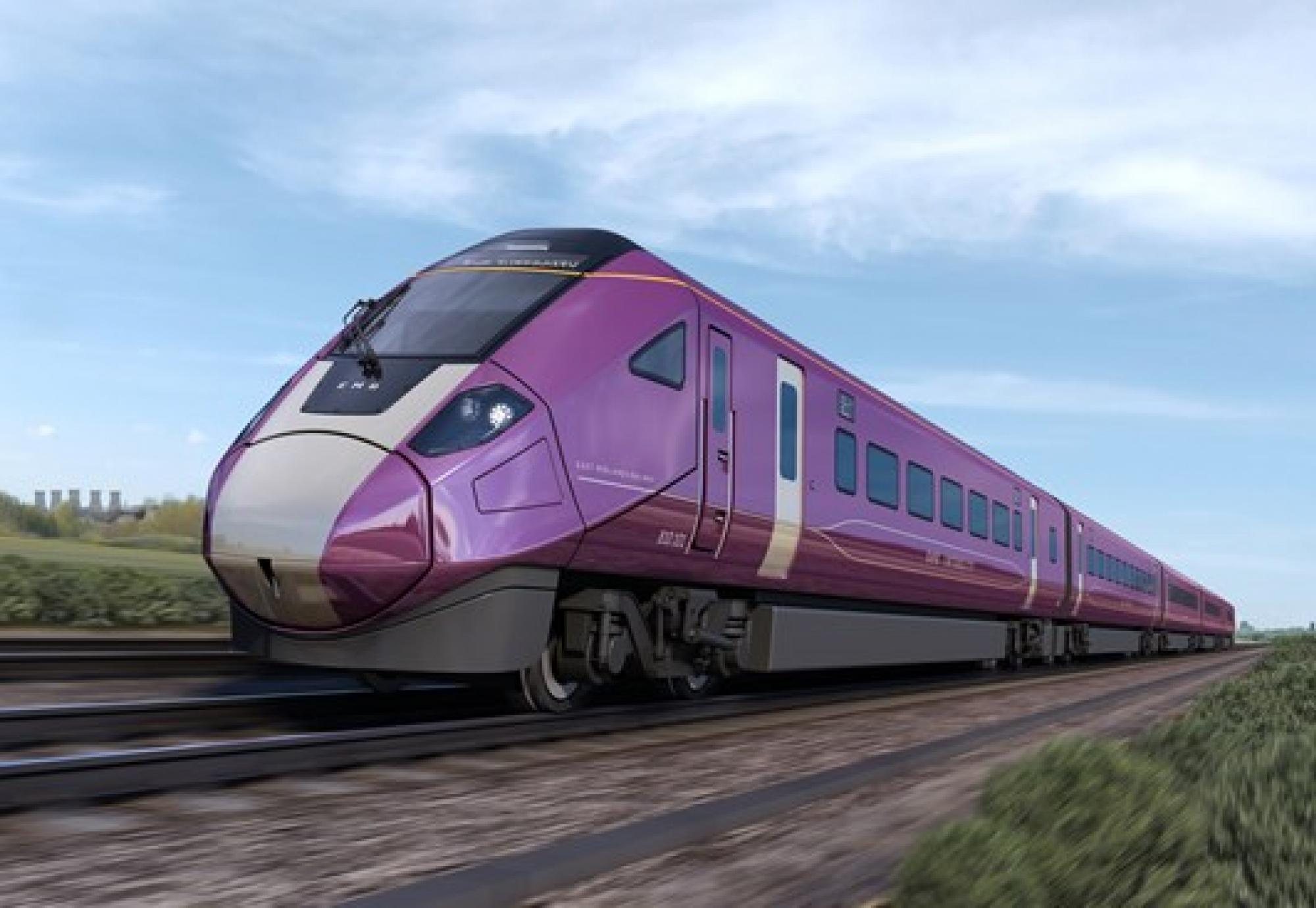 The new Aurora fleet to run on East Midlands Railway 