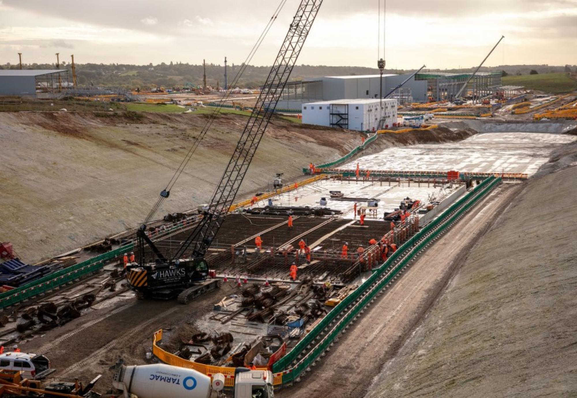 Works at the Chilterns South Portal October 2020