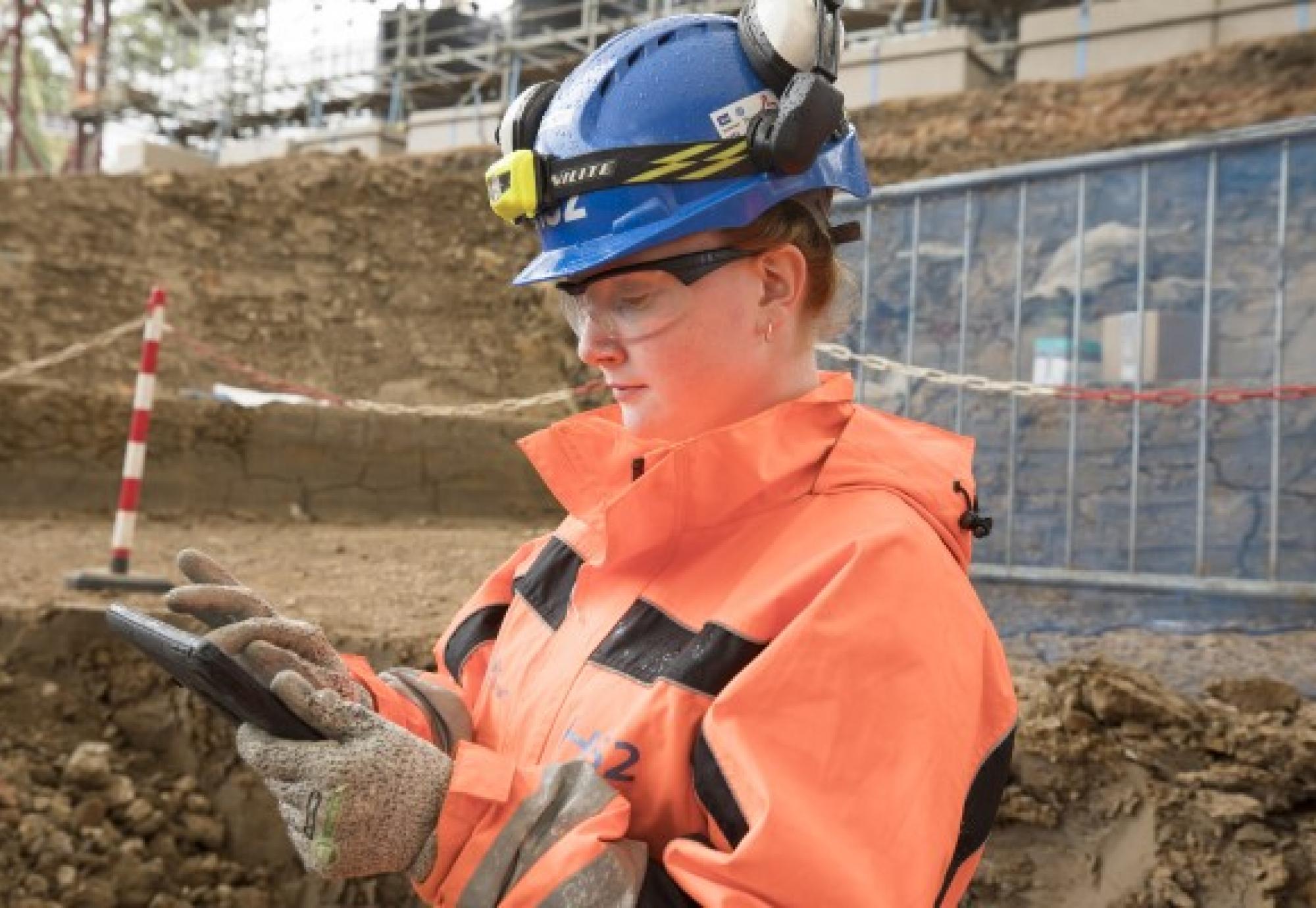 HS2 engineer working on the project 