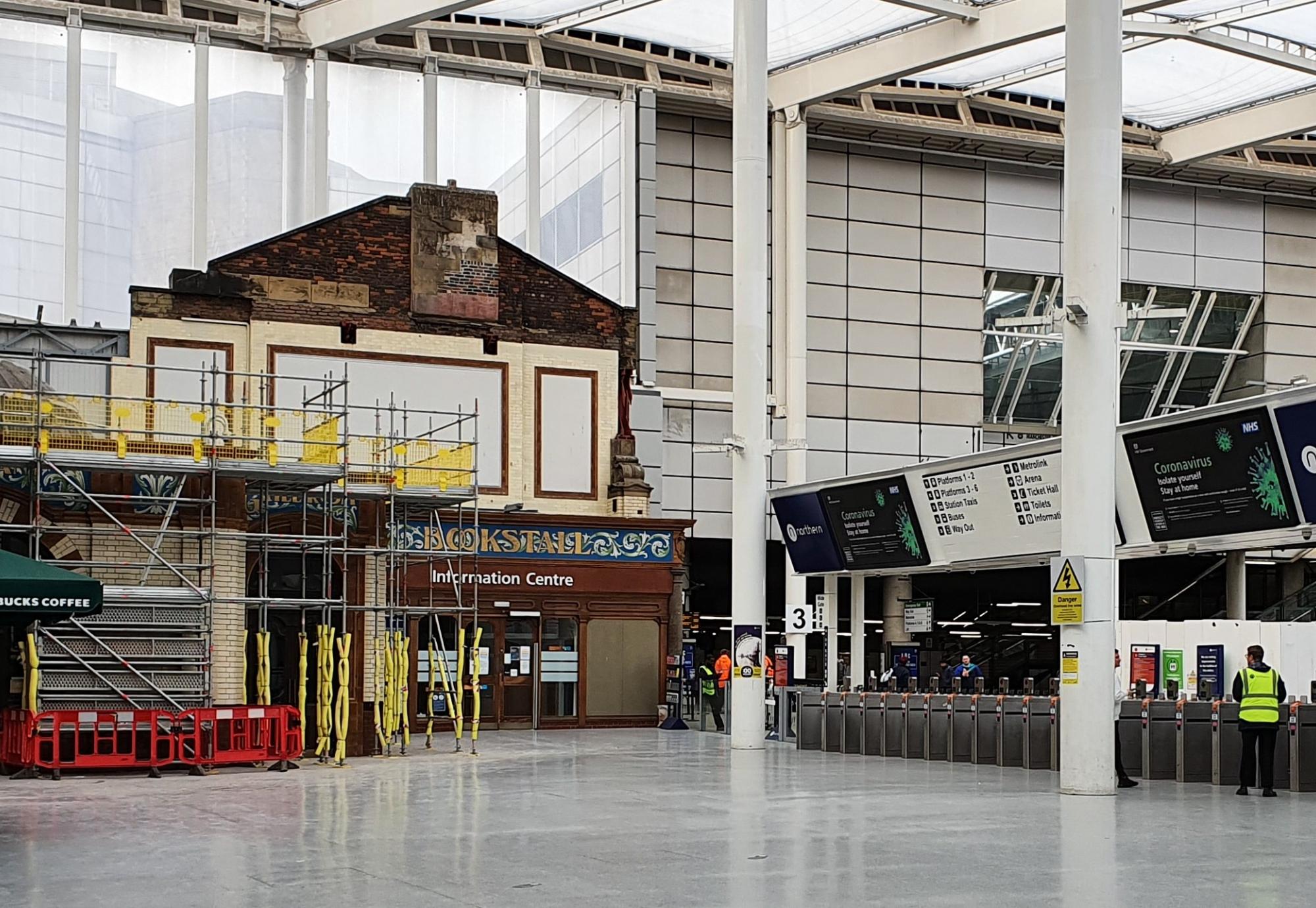 Empty Manchester Victoria station 