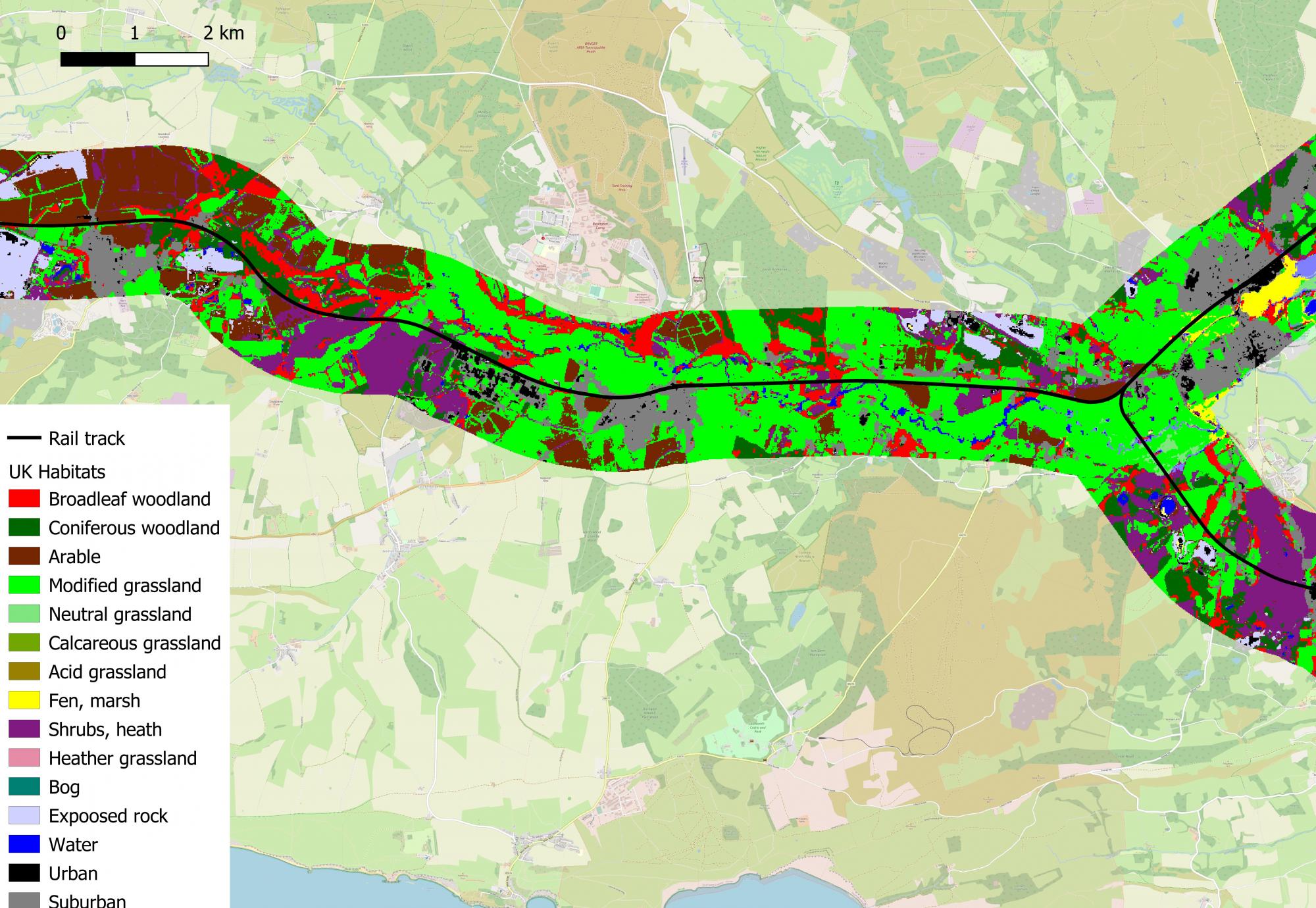 Habitat map