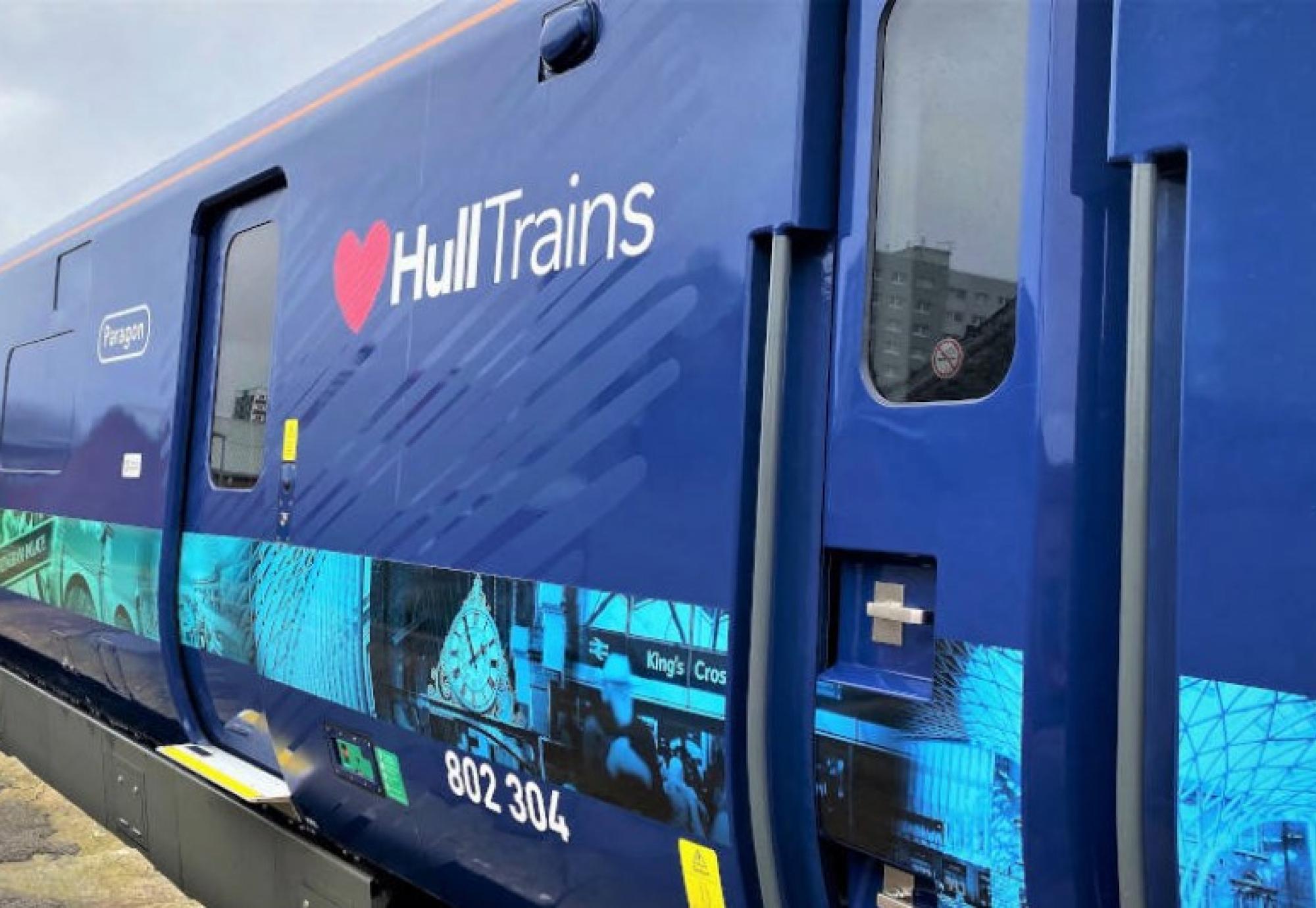 Hull Trains Paragon in hull station 